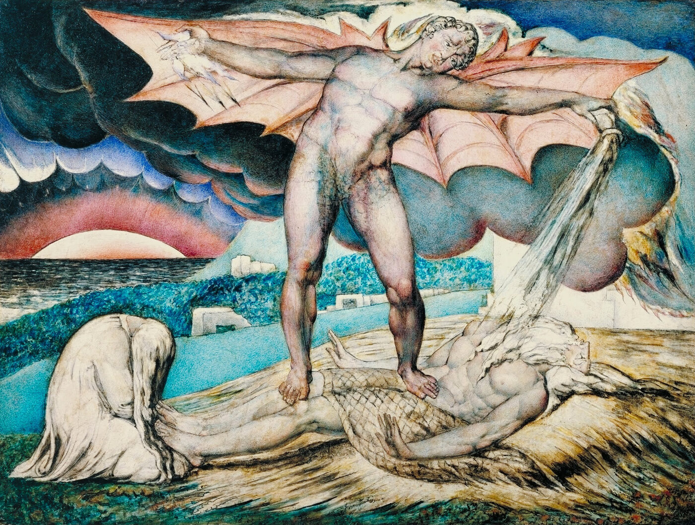Blake — Satan Smiting Job