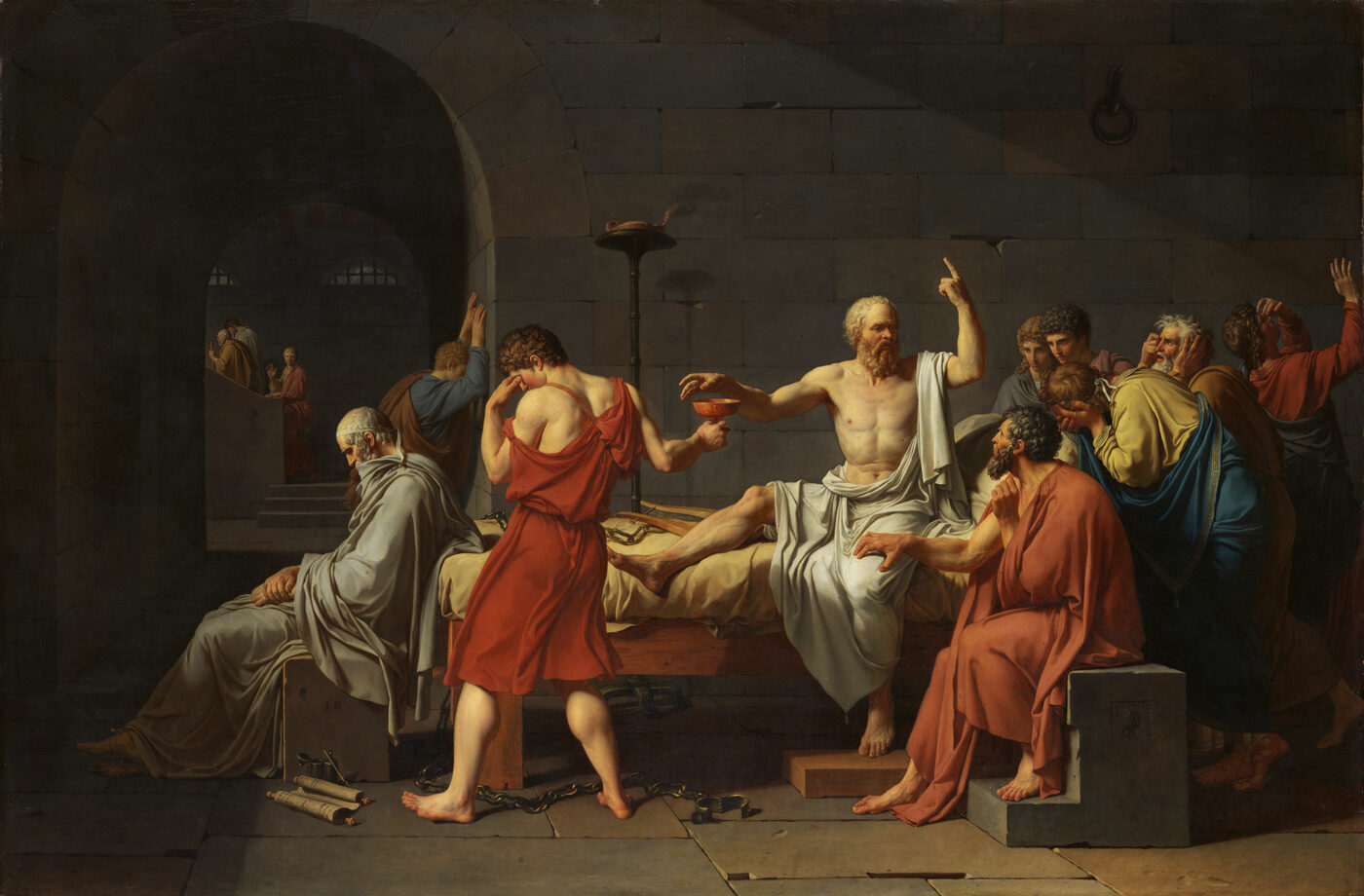 Jacques-Louis David, The Death of Socrates
