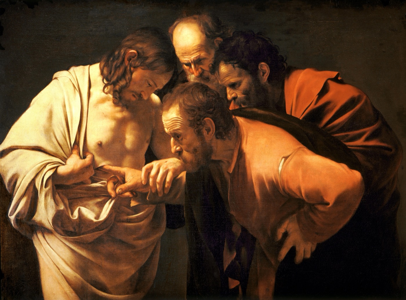 Caravaggio, The Incredulity of Saint Thomas