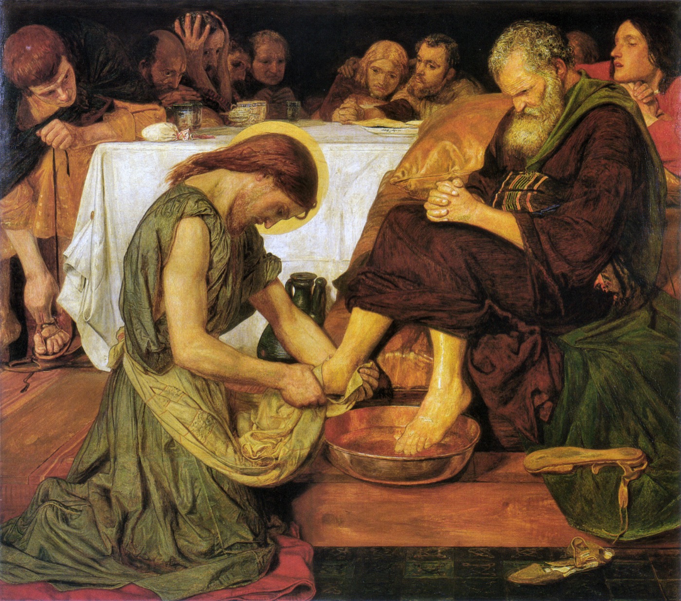 Ford Madox Brown, Jesus Washing Peter's Feet