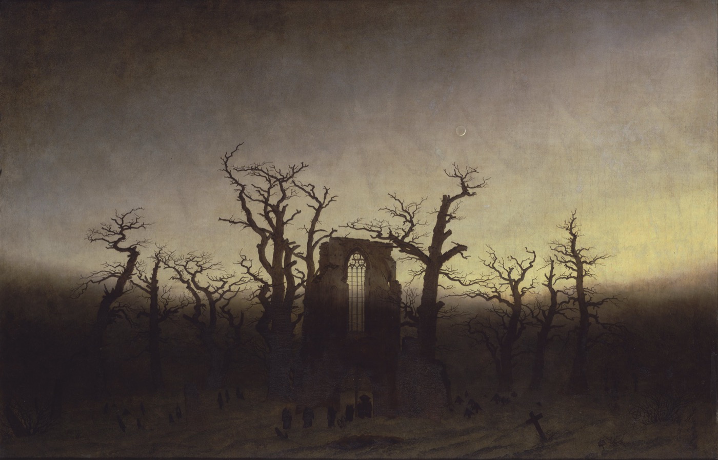 Caspar David Friedrich, The Abbey in the Oakwood
