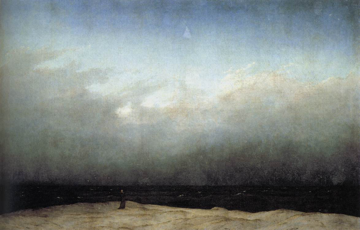 Caspar David Friedrich, Monk by the Sea, 1808-10