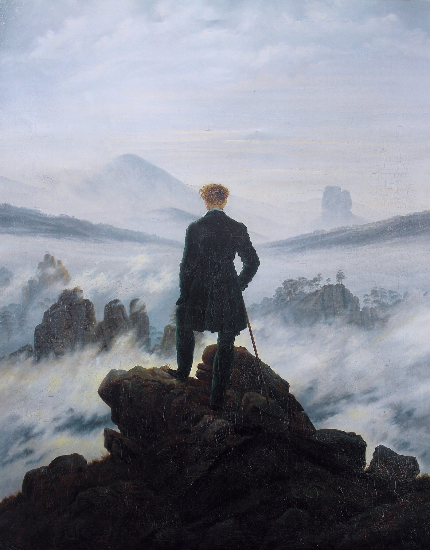 Caspar David Friedrich, Wanderer above the Sea of Fog