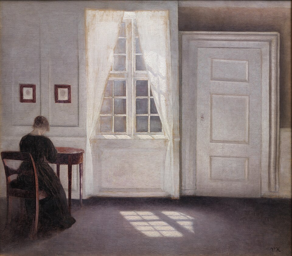 Vilhelm Hammershøi, A Room in the Artist's Home in Strandgade