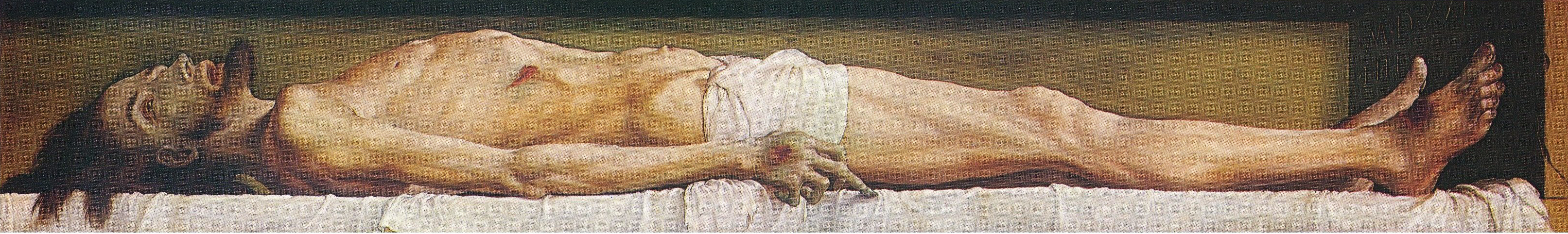 Hans Holbein the Younger, The Body of the Dead Christ in the Tomb