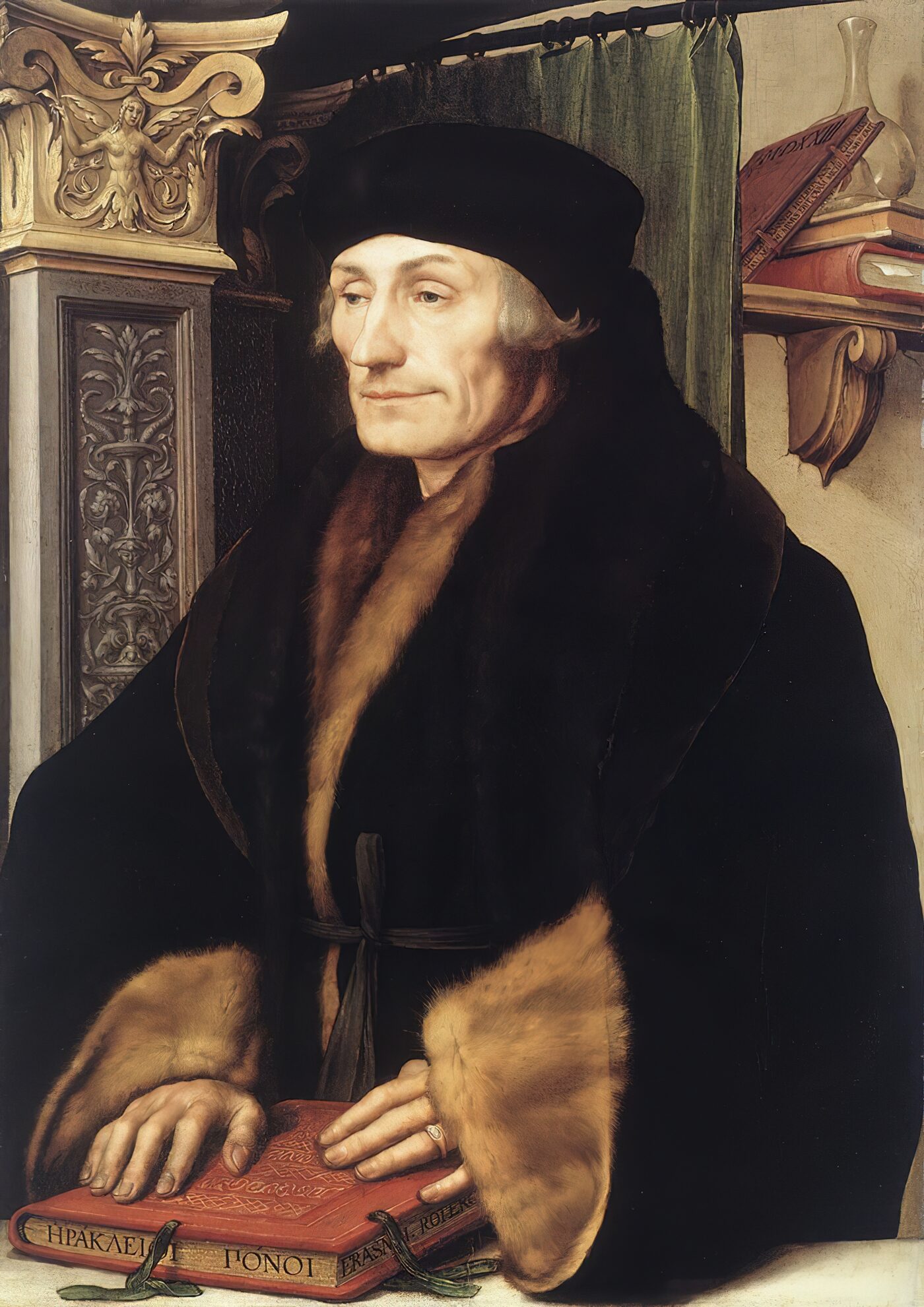 Holbein, Portrait of Erasmus of Rotterdam